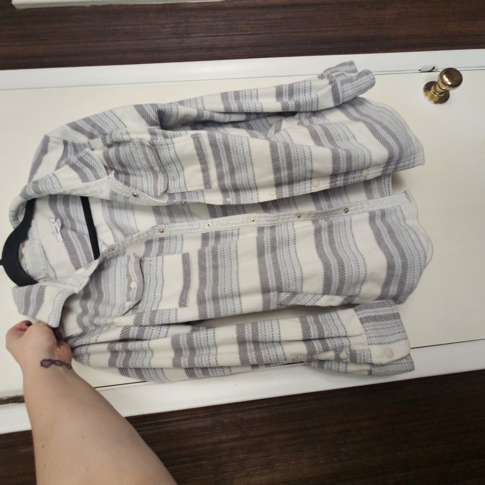 Striped Fleece Jacket